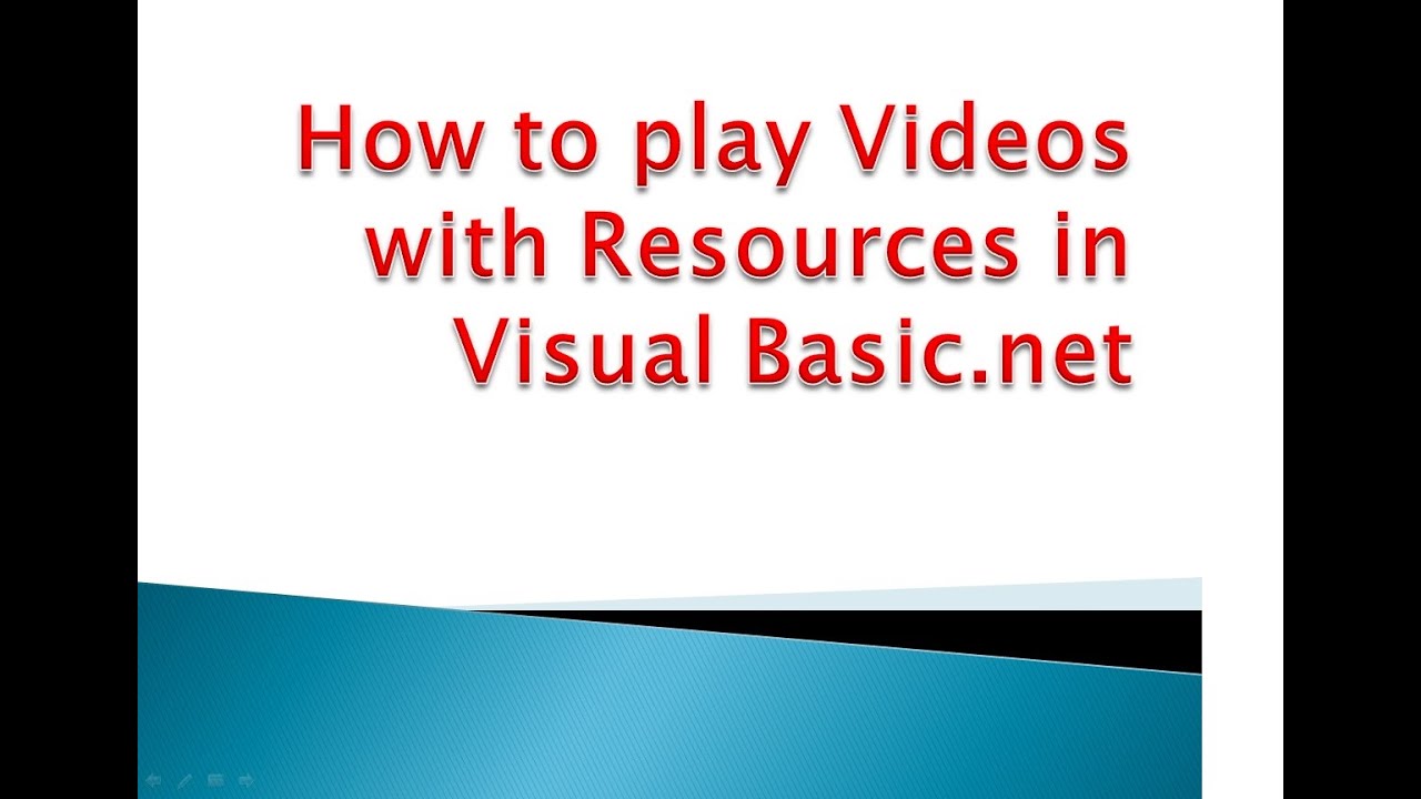 How to play videos in windows media player from resources ??
