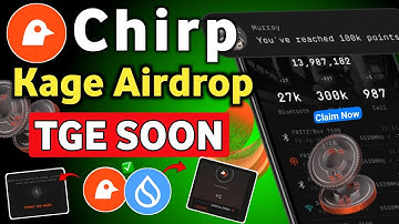 Chirp Network Airdrop TGE Soon - Connect Wallet Now - Last Chance To Join | Chirp Wallet Connection