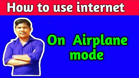 How To Use Data On Airplane Mode || How to use mobile data in flight Mode In Telugu