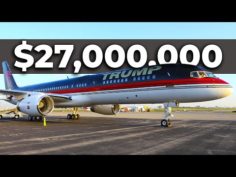 Video: Cómo se compara el jet privado de Donald Trump con Air Force One