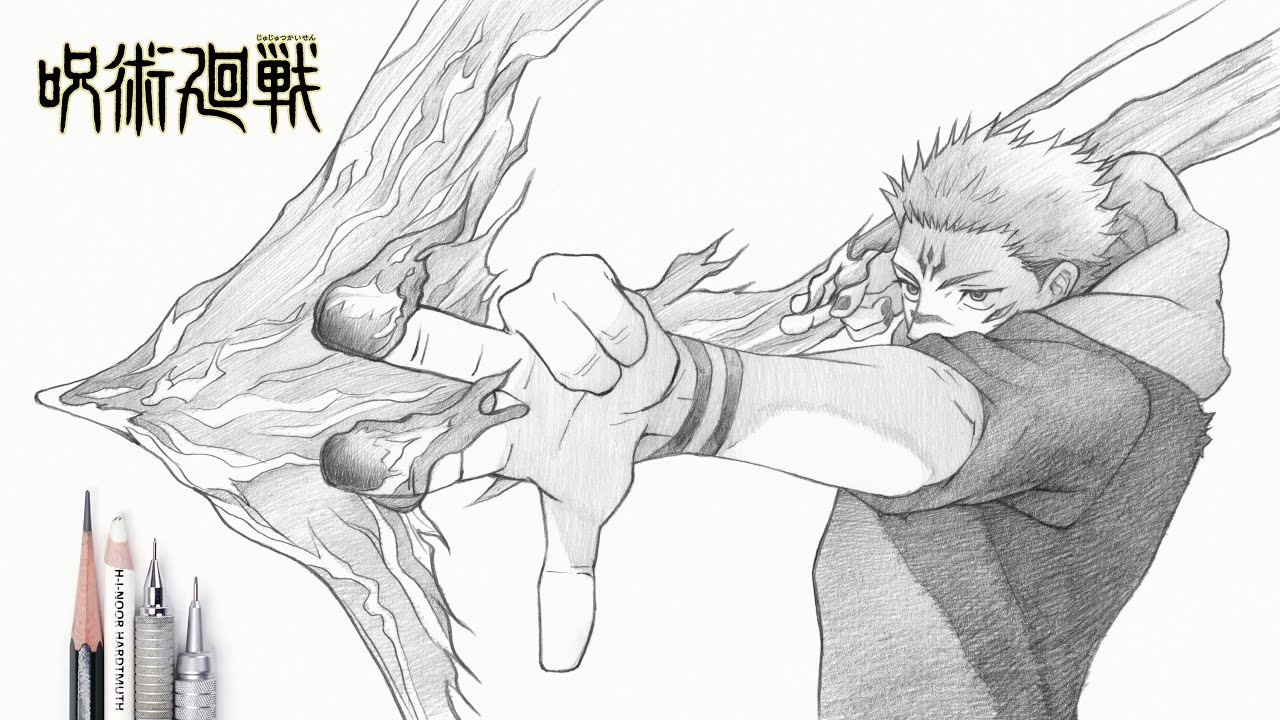 Drawing Ryomen Sukuna | Jujutsu Kaisen | 咒術迴戰 | 兩面宿儺 | 畫畫