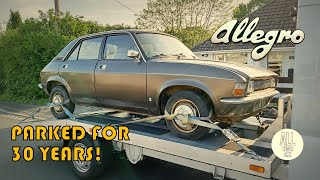 PARKED FOR 30 YEARS! - NEW PROJECT REVEAL - RARE 1970S ALLEGRO!