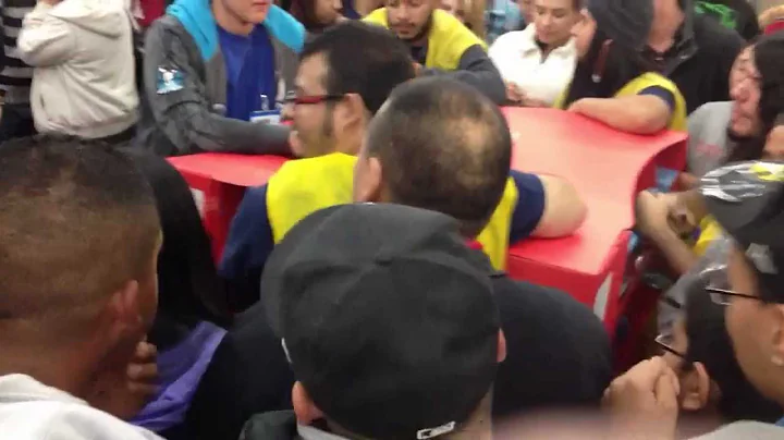 Minutes before the attack on Jerald Newman