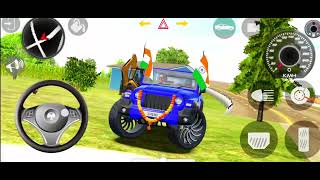 Blue 💙 Thar 4x4 Indian Cars Simulator 3D Game Play