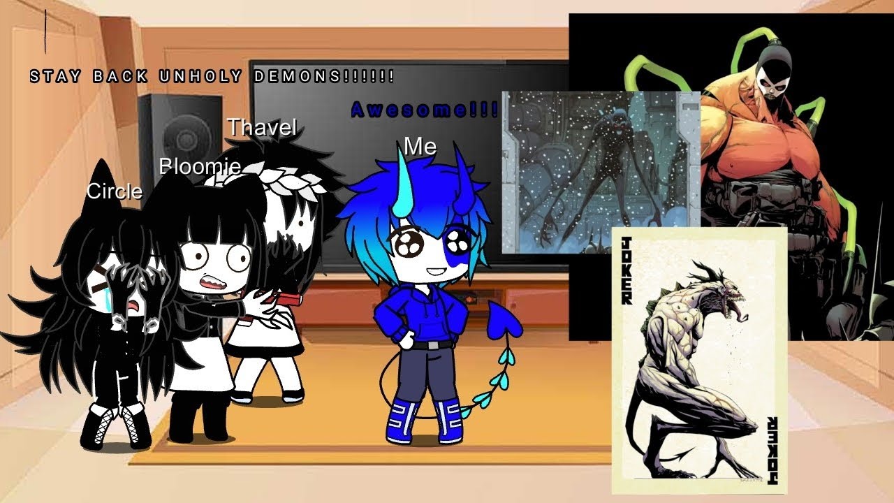 My swap au react to Batman meets absolute villains (link to og video in ...