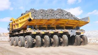 10 Extreme Dangerous MAXIMUM Dump Truck Operator Skill - Biggest Heavy Equipment Machines Working