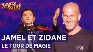 Jamel Debbouze, Zinedine Zidane et Omar Sy - Le tour de magie - Marrakech du Rire 2011