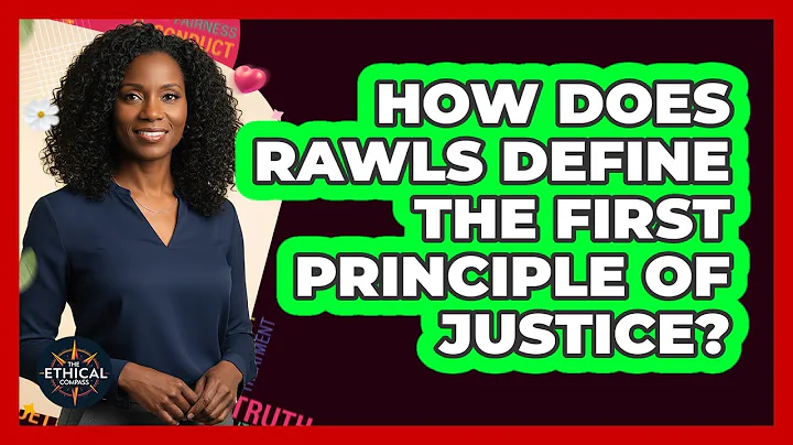 How Does Rawls Define the First Principle of Justice?
