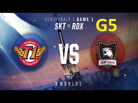 ROX vs SKT Game 5 Highlights - 2016 Worlds Knockout Stage Semifinals