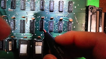 Donkey Kong Arcade Board PCB Repair  - Part 2