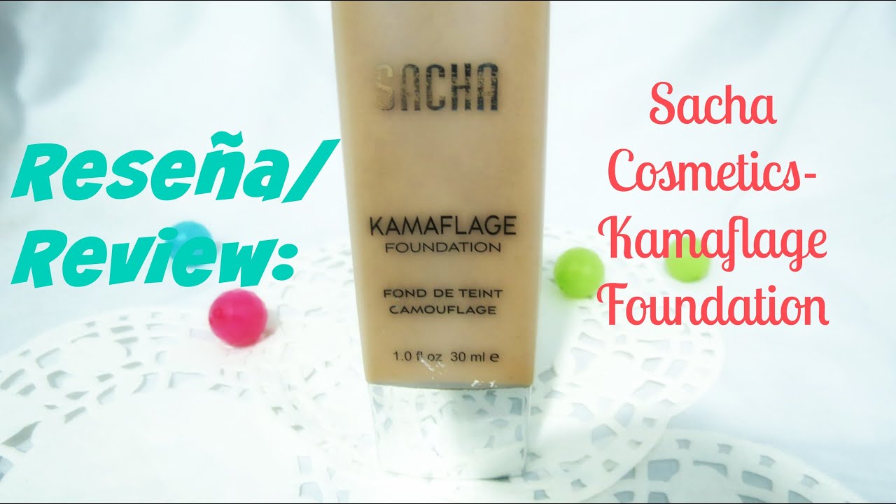 RESEÑA: Sacha Cosmetics - Kamaflage Foundation (cubre hasta tatuajes!?) - AnaBeautyDark