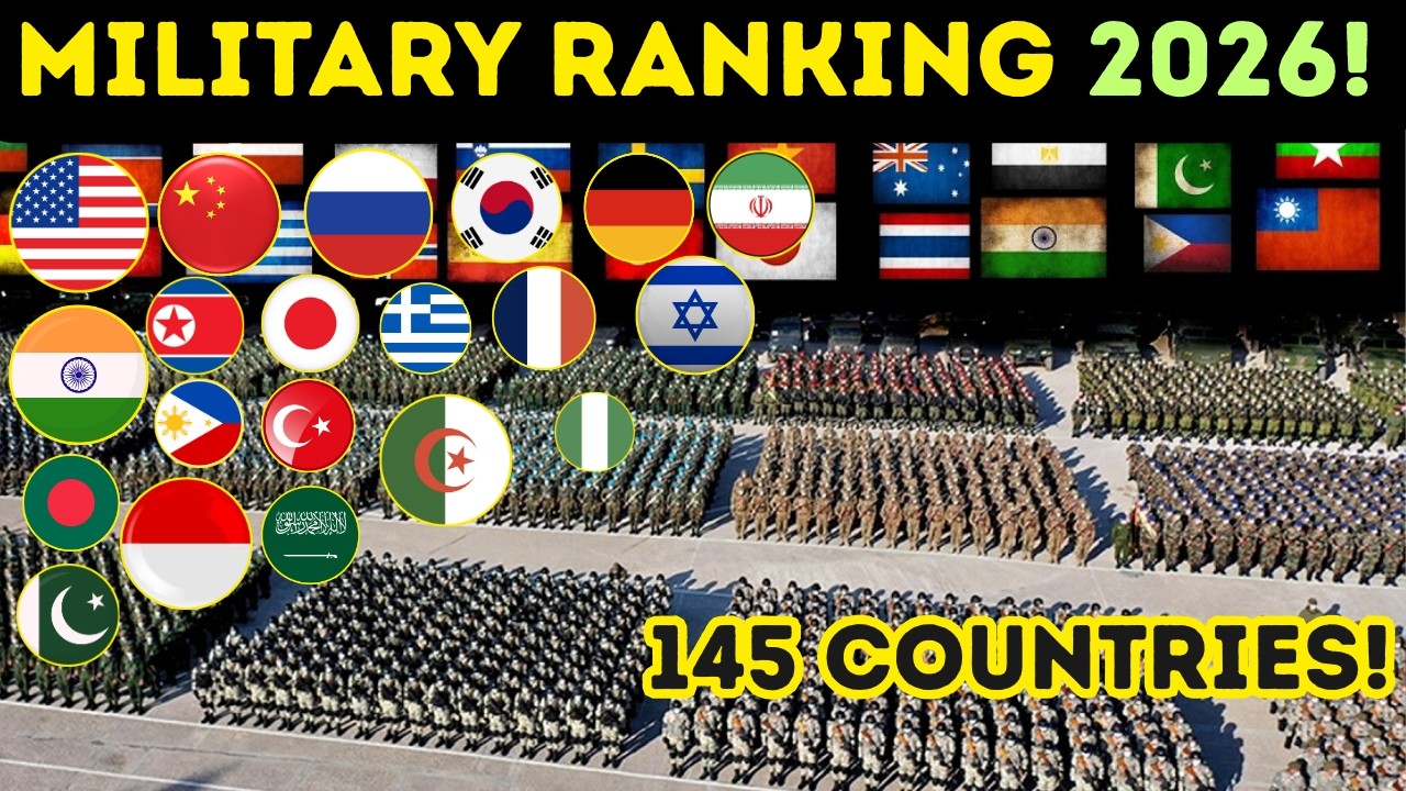 World Army Ranking Strongest countries in 2026 || military power ranking 2026 - YouTube