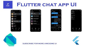 Flutter Chat App UI |Dark Theme| Speed Code Tutorial