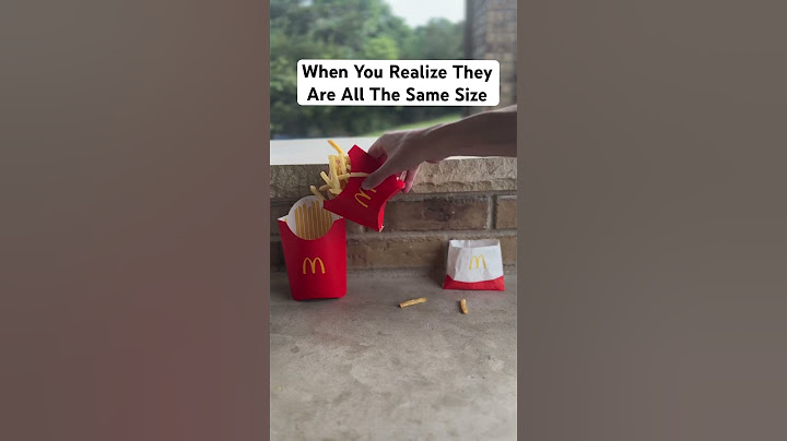When You Realize They Are All The Same Size