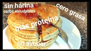 LOS MEJORES HOT CAKES SALUDABLES (manzana avena huevo)