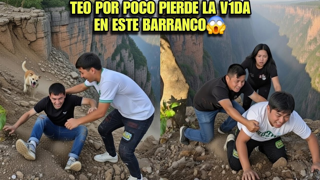 Por Un Pequeño Descuido Y MATEO Y Todo Su Grupo Caen A Este Gran Barranco, Video Impactante😱