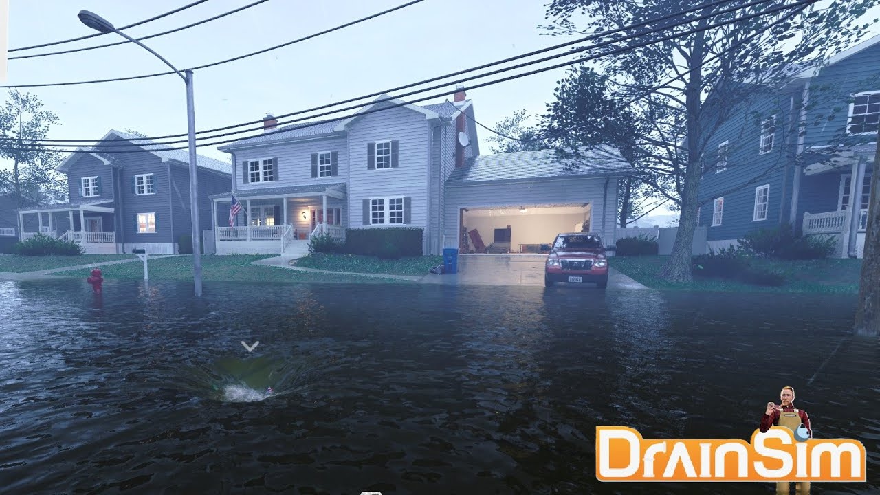 Draining The Streets To Be A Hero ~ DrainSim - YouTube