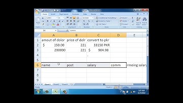 Microsoft Excel Tutorial DIT course Pashto Part 8