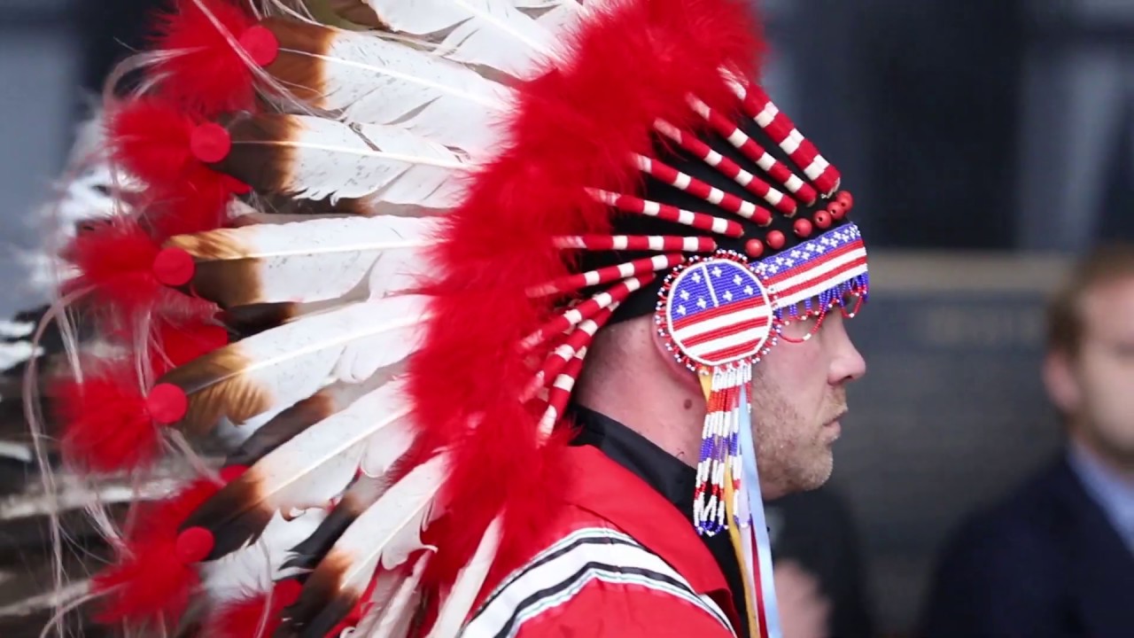 Native American Flag Ceremony in North Dakota Capitol Jan. 17, 2019