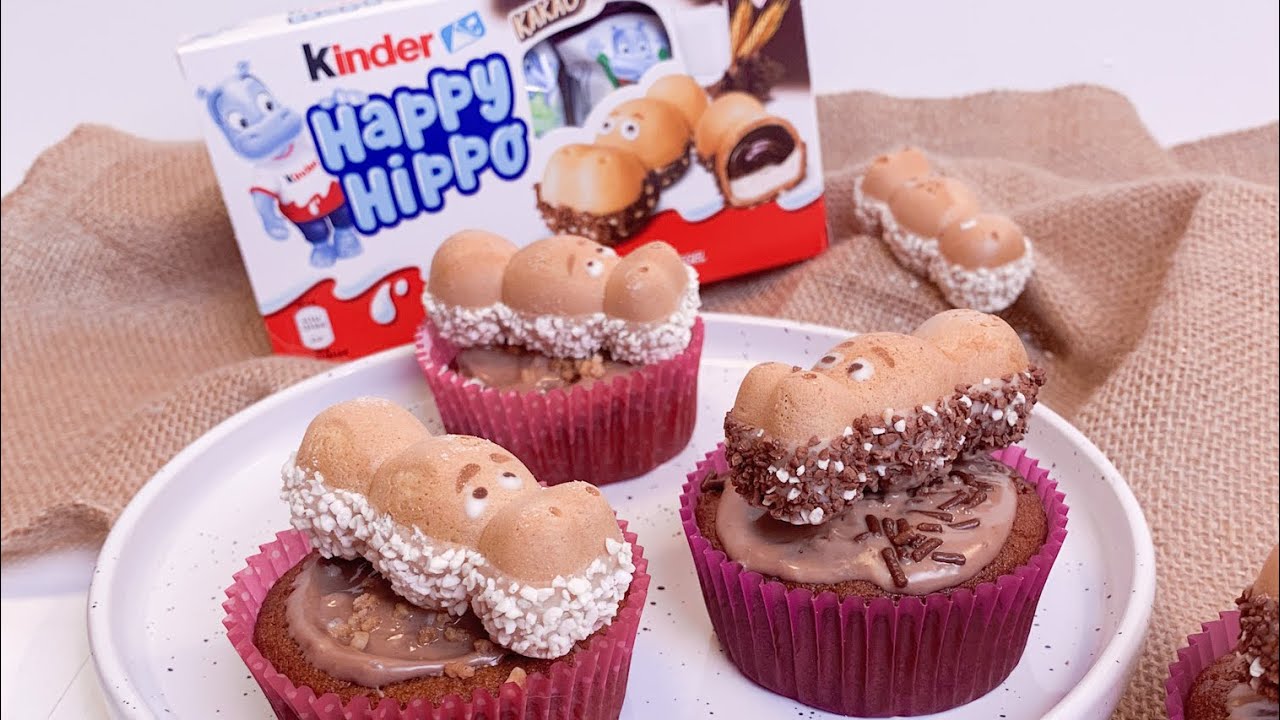 Happy Hippo Muffins 🧁🧁🦛Muffintutorial - YouTube