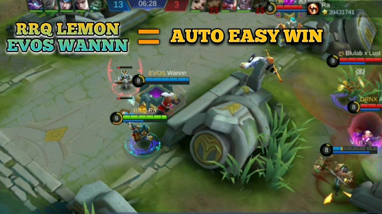 INI YANG TERJADI JIKA RRQ LEMON SATU TIM EVOS WANNN*EASY GAME* - MOBILE  LEGENDS INDONESIA - 