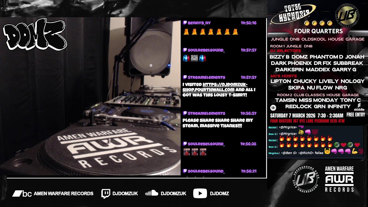 Jungle - Domz - Underground Bass - (7-3- 2026)