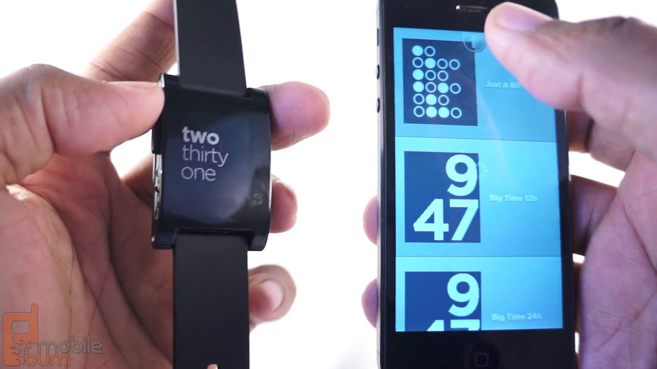 Pebble Review Smart Watch For Android And Iphone Youtube