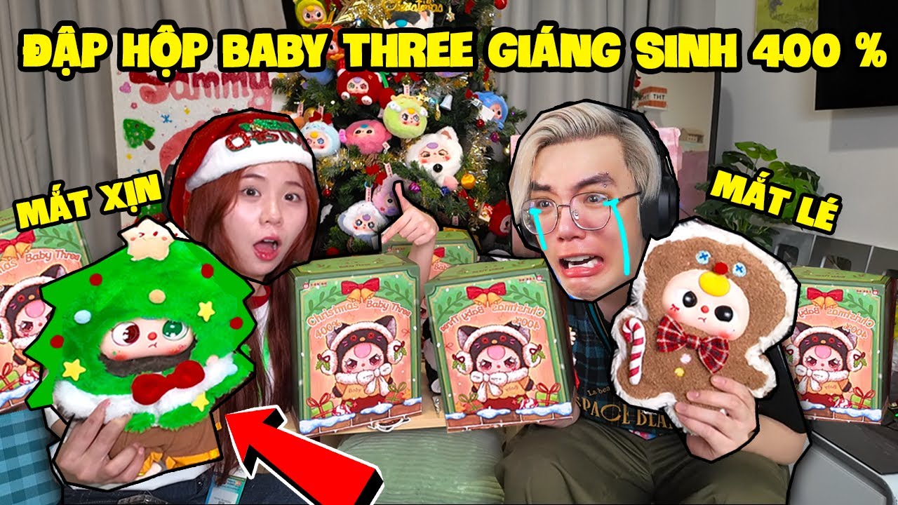 SAMMY ĐẬP HỘP BABY THREE PHIÊN BẢN GIÁNG SINH 400% SIÊU ĐẸP