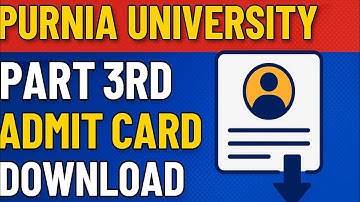 purnea university part 3 admit card download session 2022-25