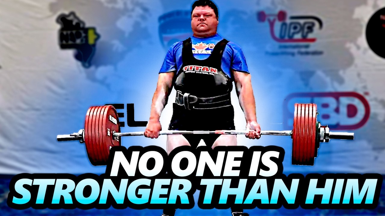 BYRNE JASON: The world's strongest powerlifter aged 40-49.