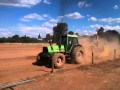 Deutz DX with Laser Grader, Shepparton Lasers - Orrvale January 2012