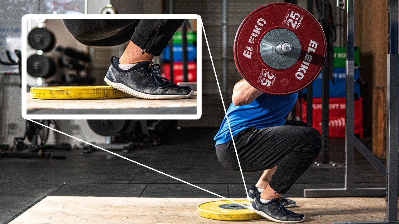 How To Squat Better - Increase Depth, More Mobility & Use Your Legs (Heels Elevated Squat)