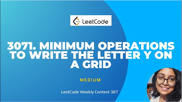 3071. Minimum Operations to Write the Letter Y on a Grid | Weekly Contest 387 | C++