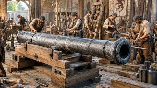 Inside the Serpentine Cannon: The Snake-Named Gun That Killed a Scottish King (Full Process)
