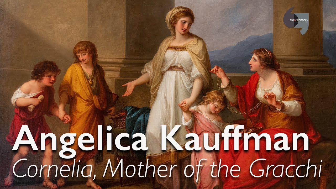 Angelica Kauffman, Cornelia, Mother of the Gracchi, Pointing to Her Children as Her Treasures