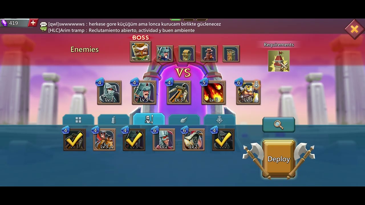 [Lords Mobile] Vergeway Chapter 2 stage 3 defeating the enemy verge towers and Totempest