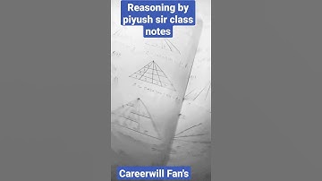 #shorts @reasoning by piyush sir class notes 📒 #ssccgl