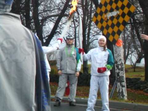 Olympic Torch run in Cape Breton