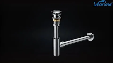 How does bathroom sink drainer work? Bottle Trap set Views （2021）