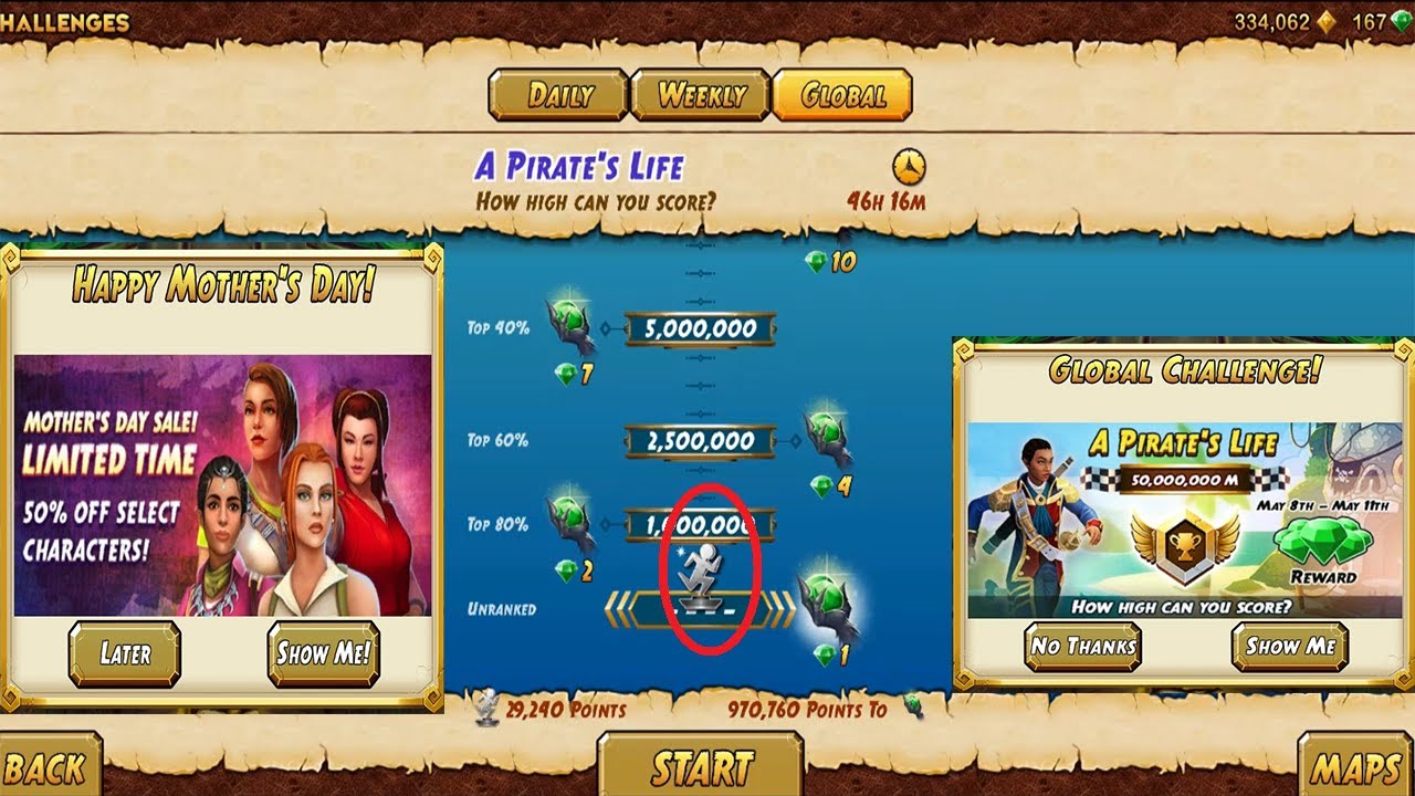 Temple Run 2 fullscreen update 2020 EP-1| Best android Gameplay ios | A Parites Life | Global chest.