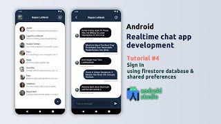 Android Chat App Development |  Tutorial #4 | Sign In Using Firestore Database & Shared Preferences