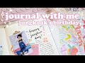 Jungkook birthday journal with me 🎉: BTS, kpop journaling, aesthetic, cozy and relaxing, ASMR (?)