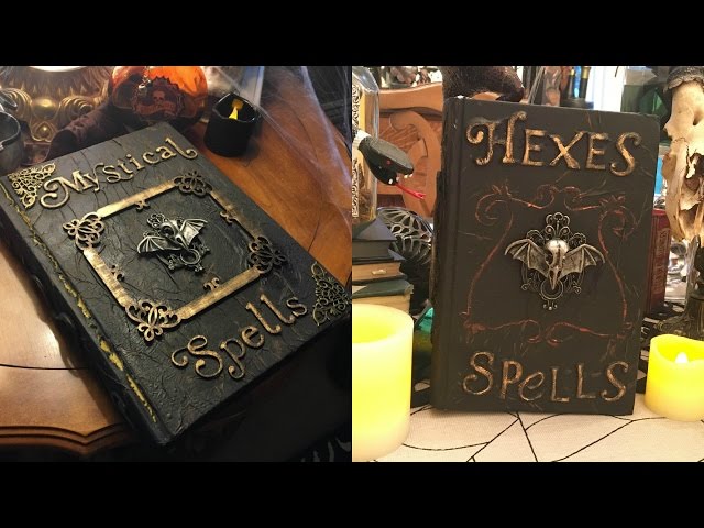 How to make a Spellbook with a MOVING EYE! 