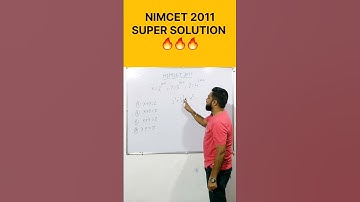 NIMCET 2011 paper solution #like #share #trending #viral #comment #subscribe #shorts #math #nimcet