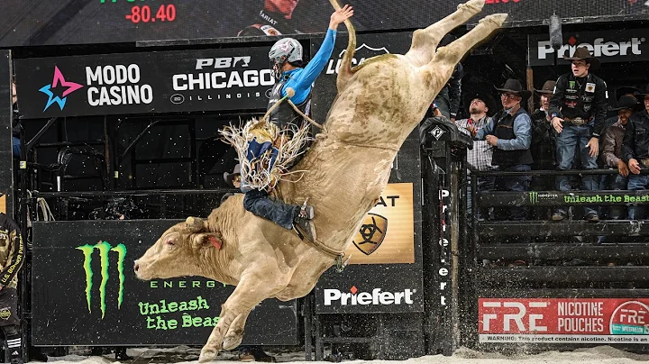 WINNING RIDE! Marco Rizzo rides Man Hater for 90.25 Points | PBR UTB Highlight