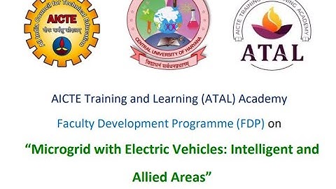 AICTE Training and Learning ATAL Academy Faculty Development Programme 23 – 28 October 2023 in CUH