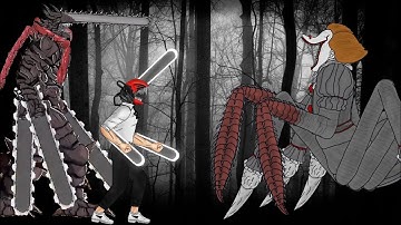 CHAINSAW MAN vs IT Pennywise - Drawing Cartoon 2