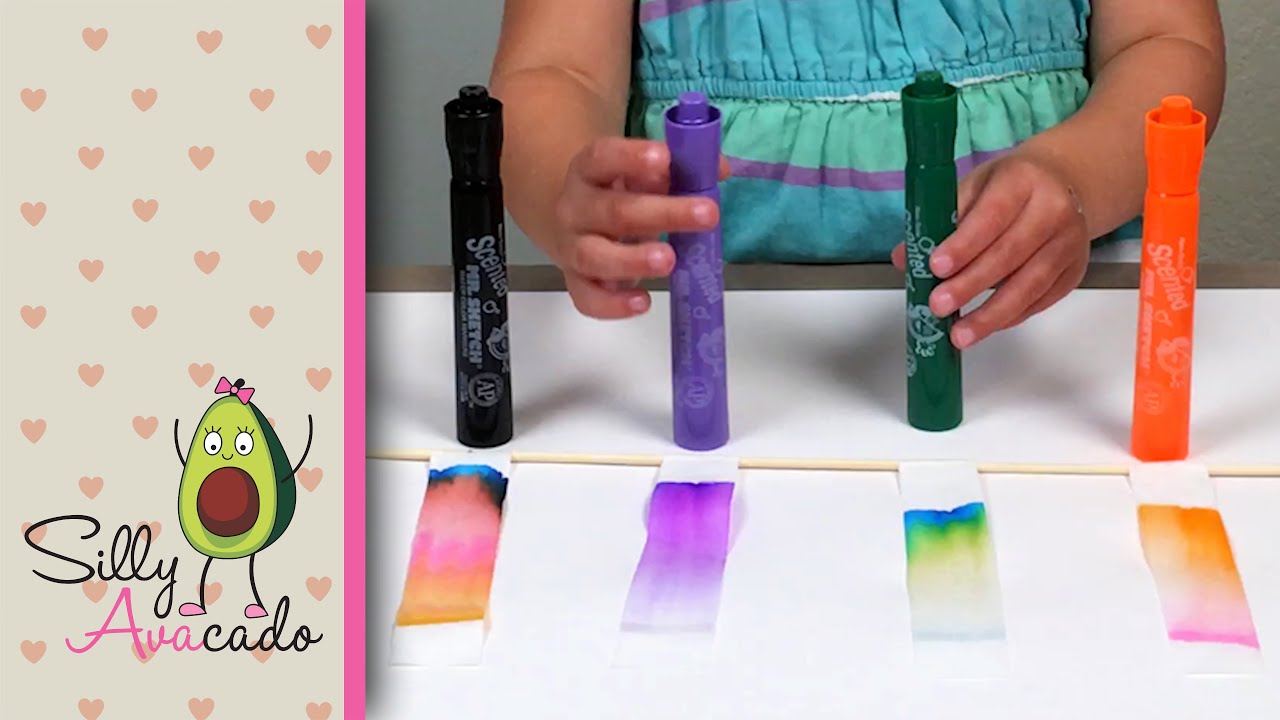 Learn Color Mixing with Chromatography 💜 What's in your