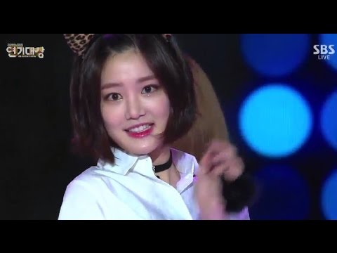 141231 Lee Yoo Bi - 'Like a Cat' (AOA) @ 2014 SBS 연기대상