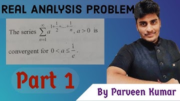 Real Analysis || Important Questions of CSIR NET Exam on Infinite Series ||